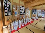 絵手紙の展示(和室)の写真
