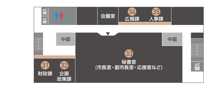 高層棟3Fの配置図