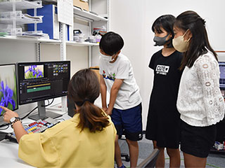 編集体験の写真