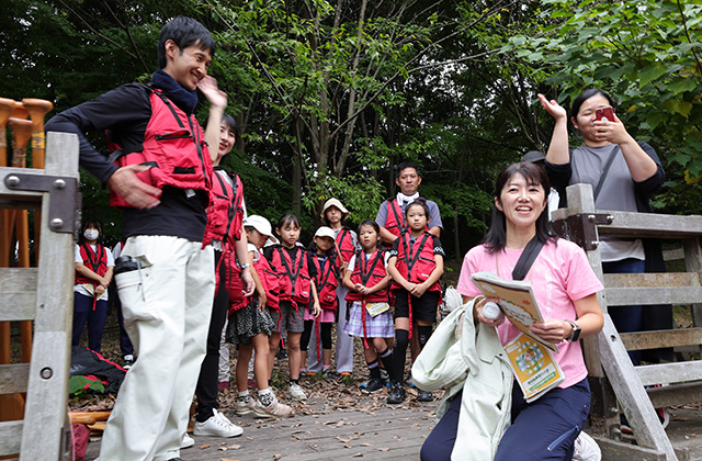 秋の公園ツアーの写真
