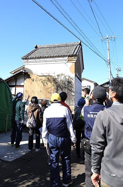 野外セミナー「稲羽の史跡と小島三郎」の写真