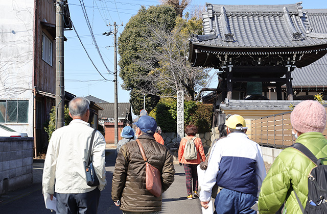 野外セミナー「稲羽の史跡と小島三郎」の写真